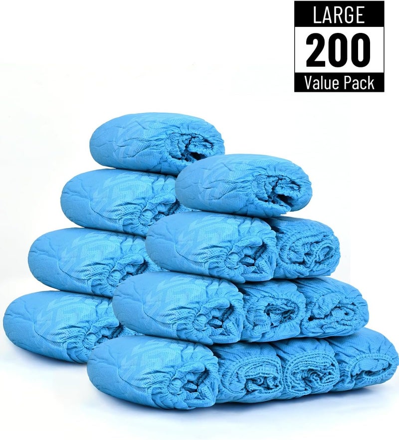 Buself 200 Count Shoe Covers Disposable Non-Slip, Premium Cloth Boot Covers, Slip-resistant, Durable, Breathable, Non-toxic, Recyclable - Image 2